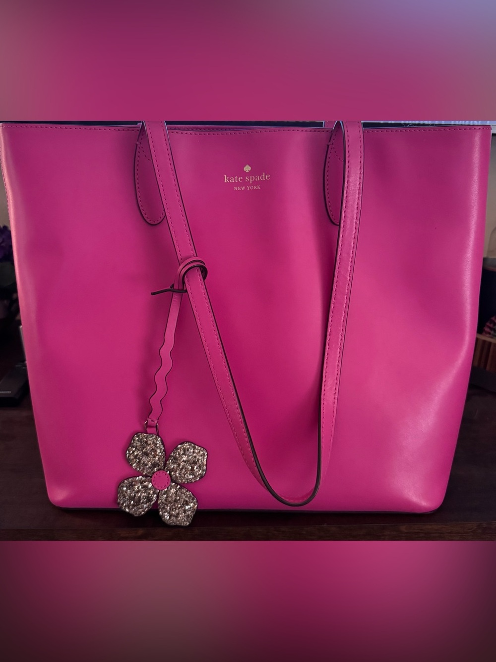 Hot pink Kate Spade New York Kerri Medium Tote
